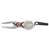 Golf Divot Repair Tool Golf Club Ball Putting Court Pitchfork Key Chain Type for Ground