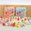 Radish Seat Cushion Pillow Educational Children Pull Radish Plush Toy
