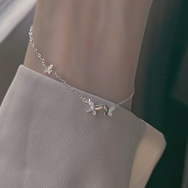 Women's 2026 High-End Little Red Book Flash Diamond Butterfly Bracelet - Light Luxury Niche Design