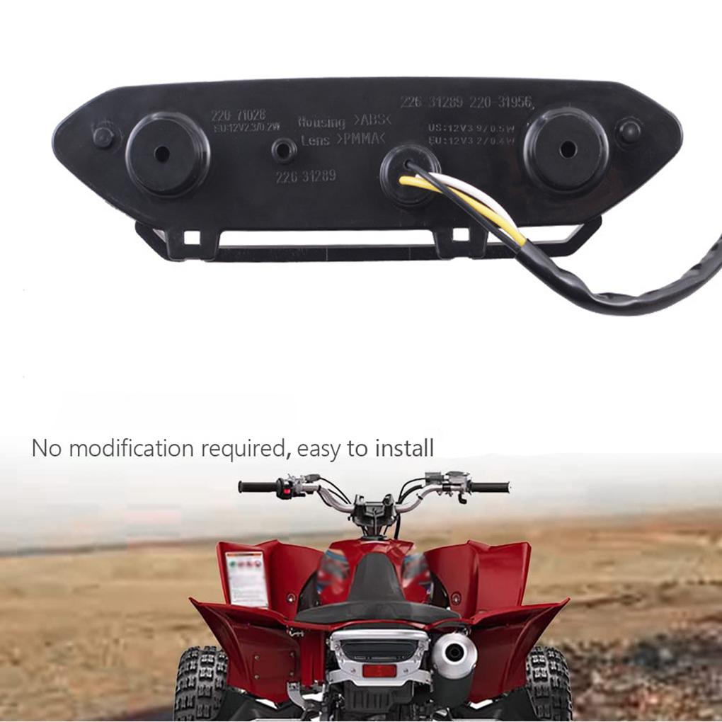 Plastic ATV Taillight Portable Professional Stylish Detachable Replacing Turn Signal Brake Light Parts Accessories