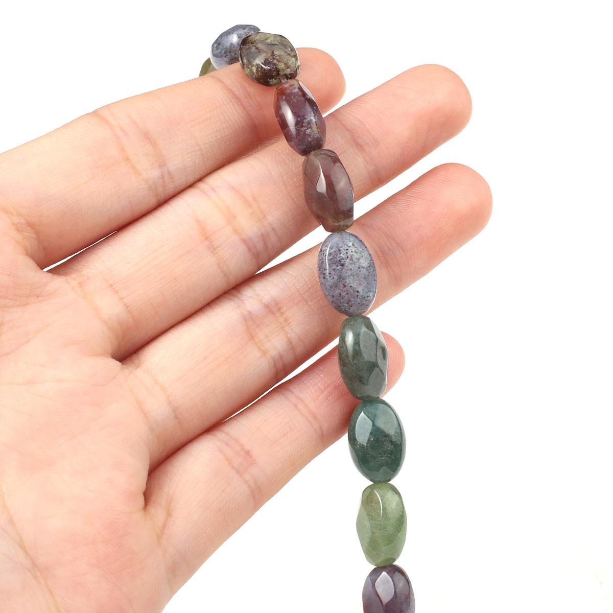 

Изолирующие бусины из натурального камня розовый кварц/унакит овальные граненые бусины для изготовления ювелирных изделий DIY ожерелье браслет серьги аксессуар 12x8x6mm