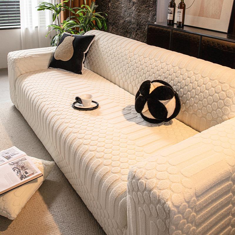 New Autumn and Winter Elastic Sofa Cover Full Protective Cover  One Piece Anti slip and Anti Cat Scratch Leather Sofa Cushion
