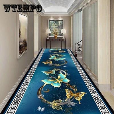 3D Plant Hallway Dywan Duszpasterskie Dywaniki Korytarz Mata Podłogowa Miękkie Schody Antypoślizgowe Długie