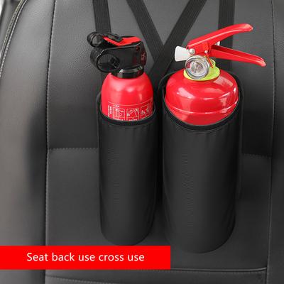 Organisateur de Coffre de Voiture Ceinture de Fixation Élastique Sac de Rangement Support Dossier de Siège de Coffre Sac Suspendu pour Extincteur Coffre