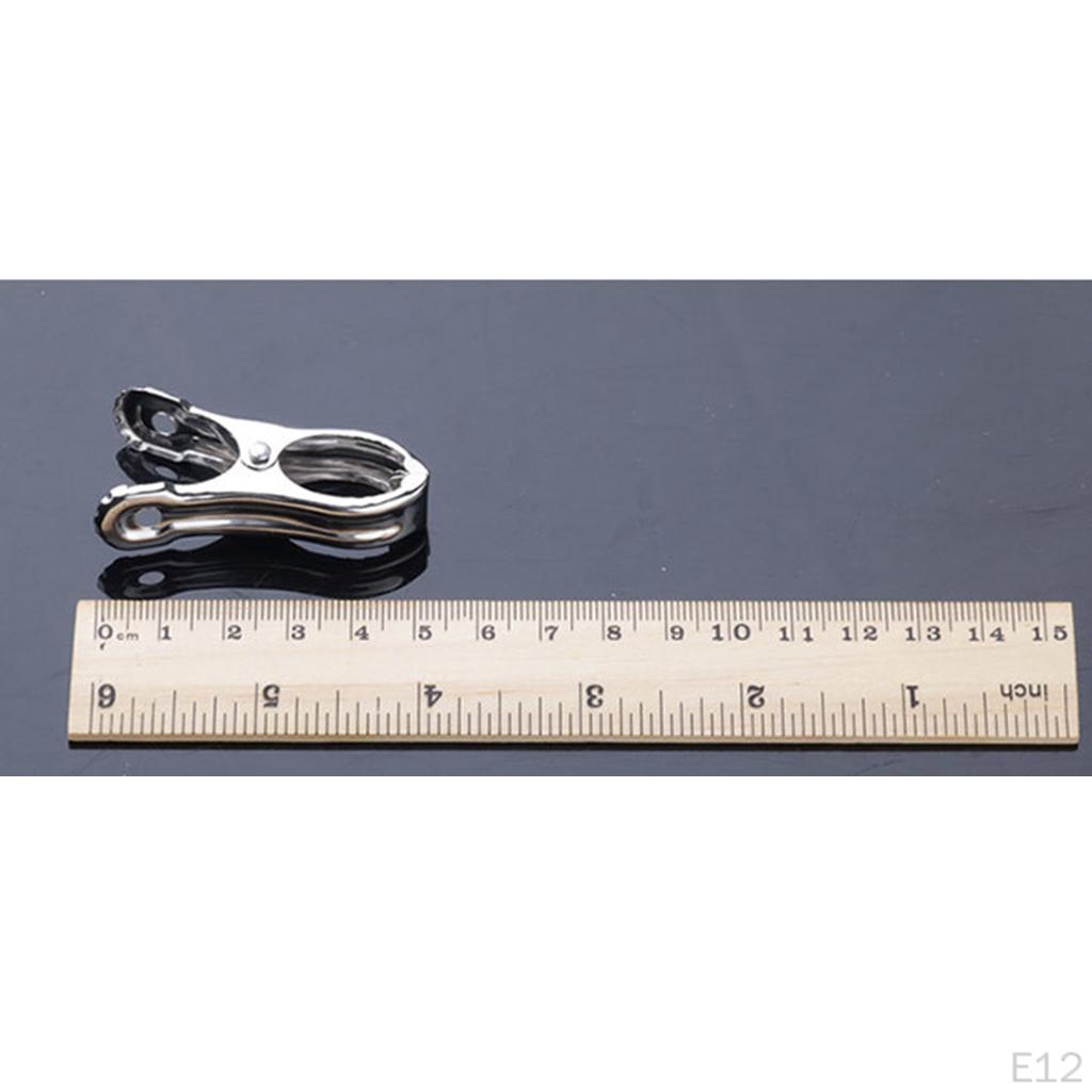 Hanging Clip Stainless Steel Hanger Spring Laundry,Hooks for Home/Office,for