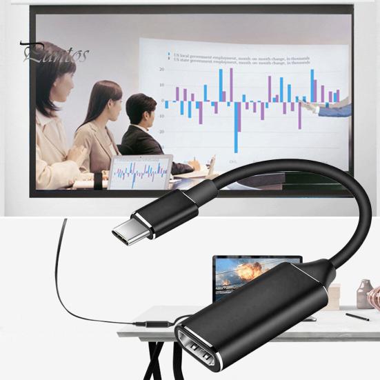 

HDMI-совместимый кабель типа C–4K, портативный универсальный адаптер со стабильной передачей, шнур-конвертер для телефона