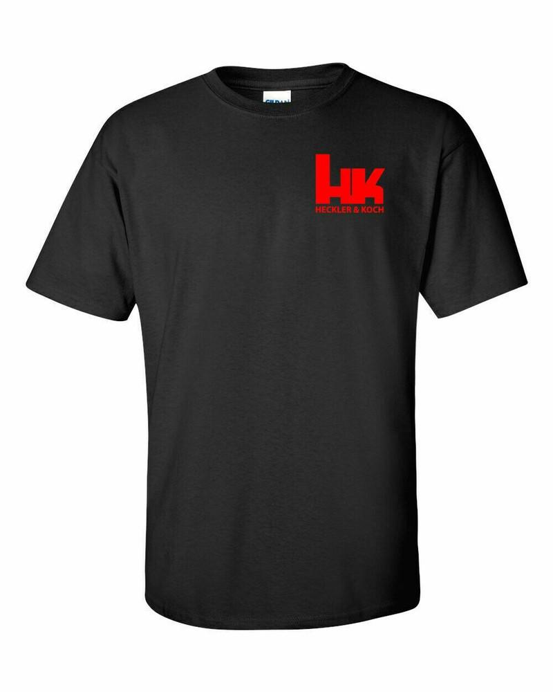 

Heckler and Koch Red Chest Logo T Shirt 2nd Amendment Pro Gun Rifle Pistol Tee Unisex T-Shirt S