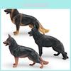 German Shepherd Animal Model Pvc Decorative Figurine For Kids And Collectors