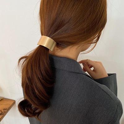 Hohelastische Geometrische Metall-Haargummis & Haarbänder - Koreanischer Stil