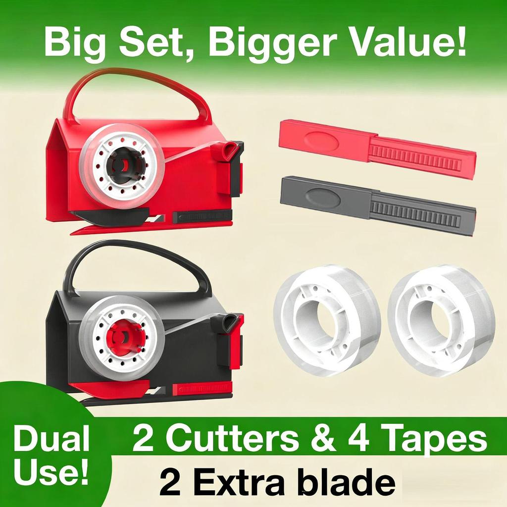 Paper Roll Cutter Roll Paper Cutter with Handle Christmas Wrapping Gadget for Student Teacher Sticker Wrapping Gadget