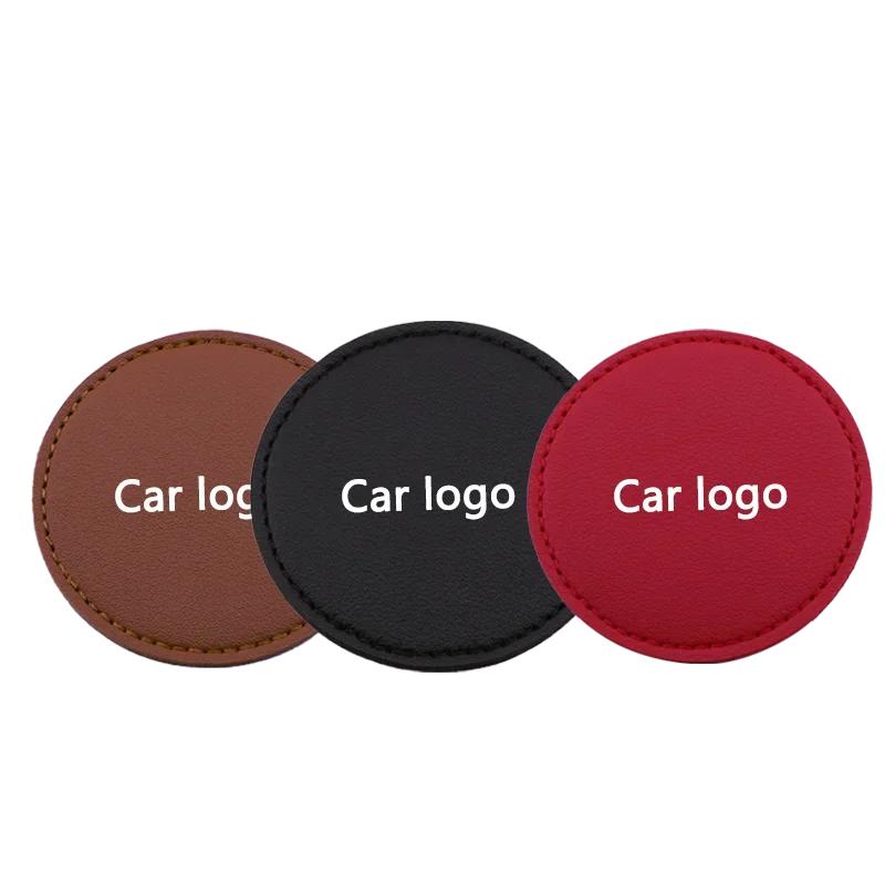 Car Sticker Tesla 2Pcs Car Non Slip Water Cup Pad For Tesla Model 3 Model Y ModelS ModelX 2017 2018 2019 2020 2021 2022 2023 In