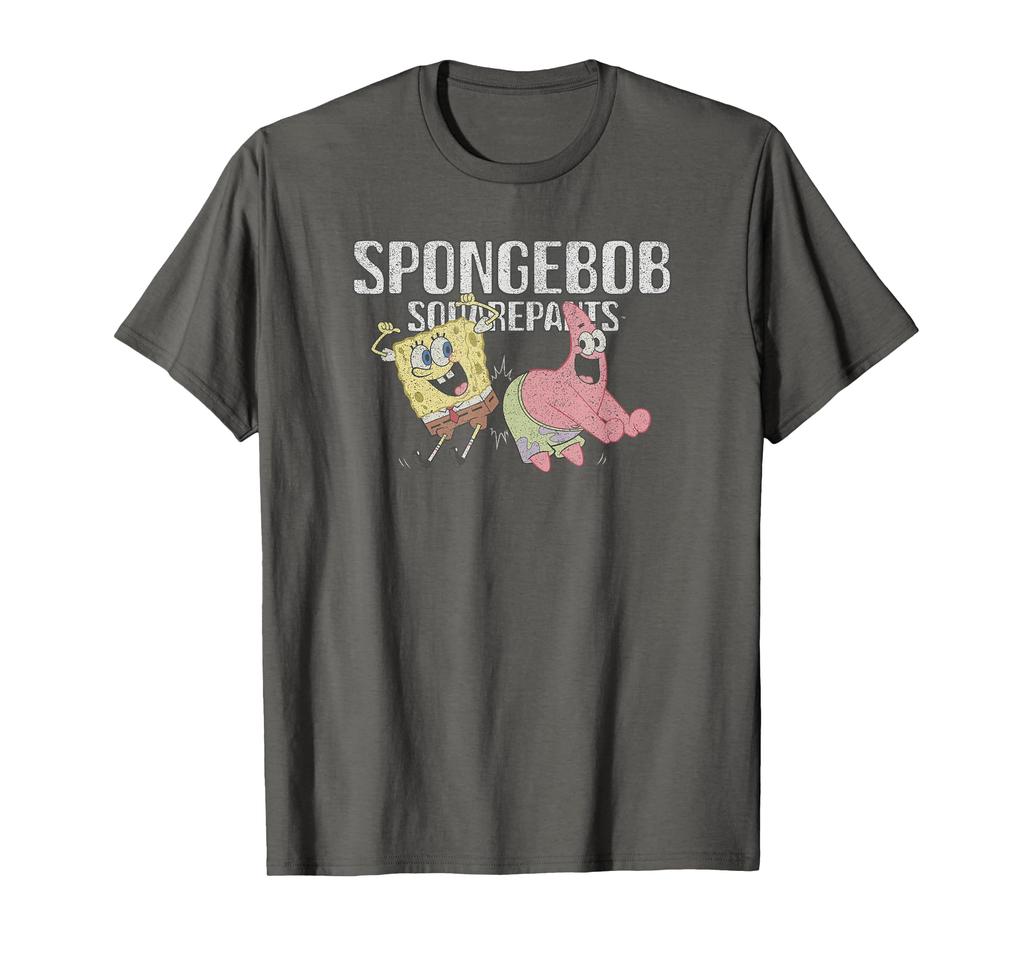 Spongebob Squarepants Vintage Group Shot Logo T-Shirt