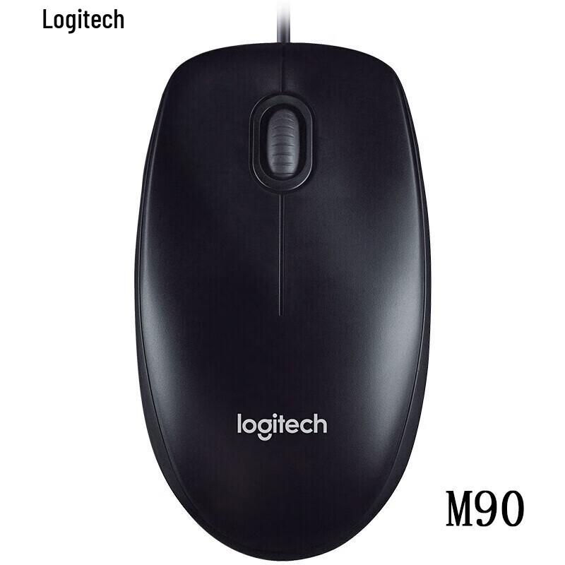Logitech M90/M91P Wired Symmetrical Mouse