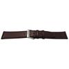 Bracelet montre - MY-MONTRE - Cuir veau lisse - Marron foncé - 20mm (réduit 18mm) - Rembourrage 2,6mm