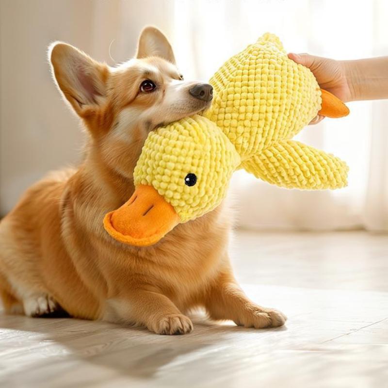 Tough Dog Toys - Squeaky Plush For Small Dogs & Indestructible Chew Toys For Large Breeds, Teething Puppy Toys