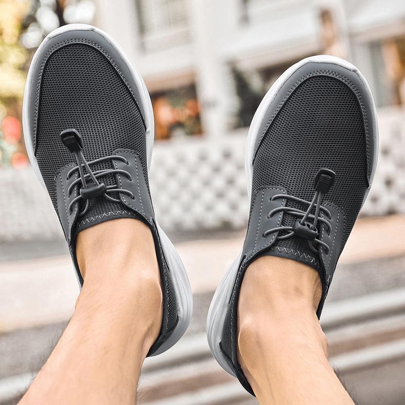Fashion Male Classic Casual Walking Shoes New Men Fashion Mesh Shoes Mesh Breathable Lightweight Flat Luxury Brand Men's Walking Shoes