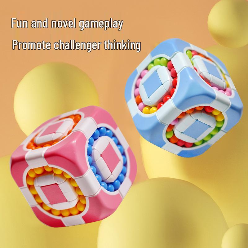 Multifunctional Educational Spinning Cube Toy for Kids