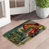 Retro Butterfly Floor Mat Bathroom Door Mat Dirt Resistant and Easy To Maintain Foot Mat