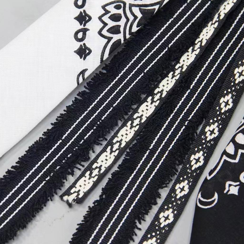 Kerchief Pendant Pants Chain Rock Punk Ribbon Biker Headscarf Waist Key Chain Wallet Jeans Hip-hop Pants Belt for Women