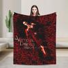 The Vampire Diaries Elena Flanelldecken Warm Weich Bettwäsche Überwürfe für Schlafzimmer Picknick Street Trend Tagesdecke Sofabettbezug