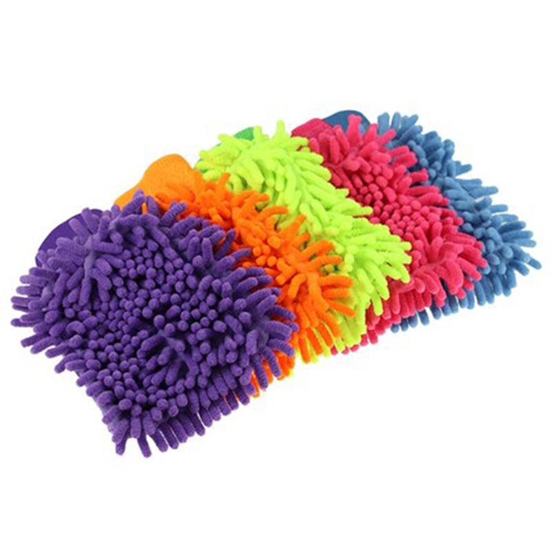 

Перчатка для автомойки Chenille Микрофибра Кораллин Утолщенный Дастер Двухсторонняя чистка Чистка перчаток Чистка Дастера Чистка автомобиля
