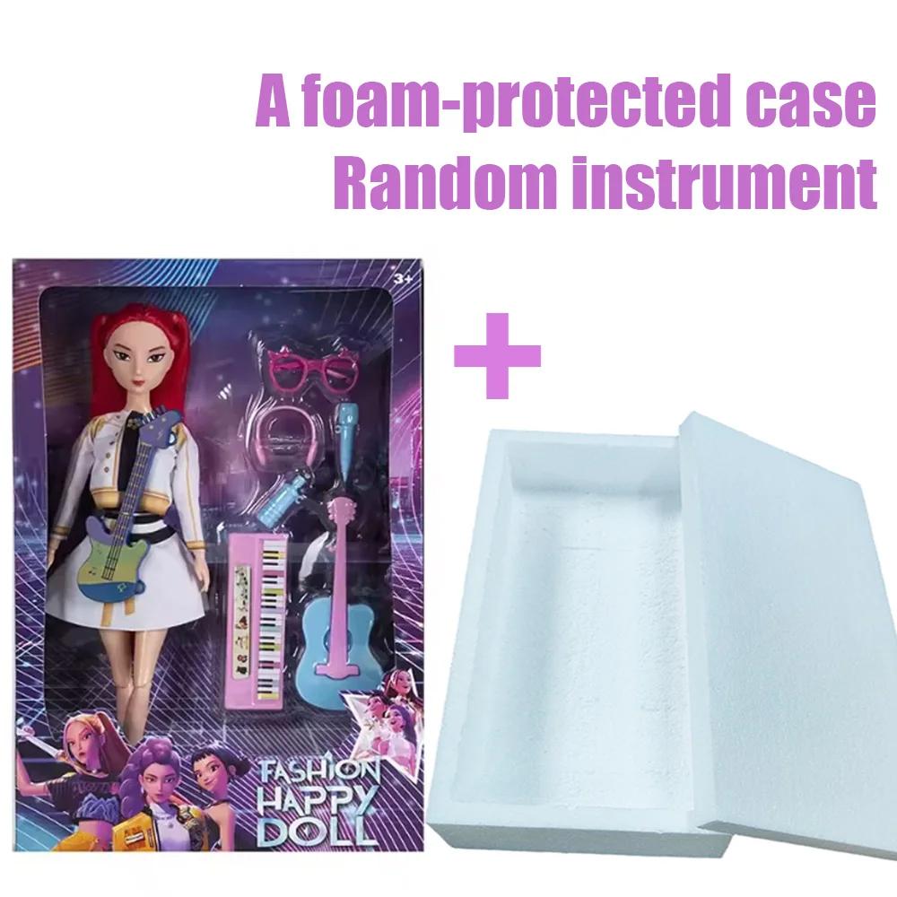 Limited  Sale! 30cm Kpop "Demon Hunters" Anime Character Vinyl Doll - Rumi/Mira/Zoey Idol Figure, High-Quality Birthday Gift