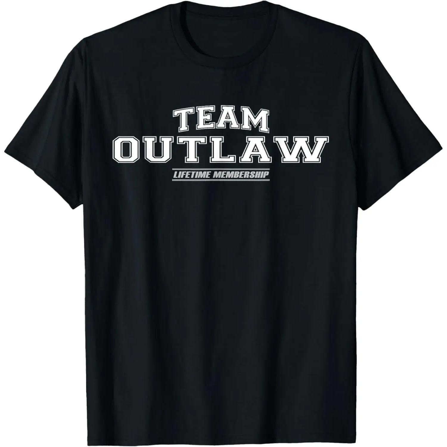Team Outlaw Proud Family Surname, Last Name Gift T-Shirt S