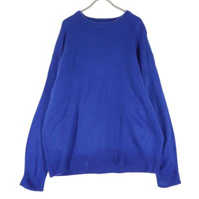 Beauty Products LOGAN Knitting Mills Long Sleeve Knit F Blue Men's Used