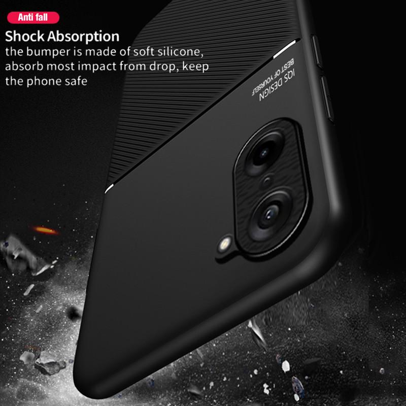 Wytrzymałe Antypoślizgowe Etui Ochronne na OnePlus Nord CE 5 CE5 5G Pokrowiec Wbudowany Magnetyczny Uchwyt Ssący Coque Fundas Capa