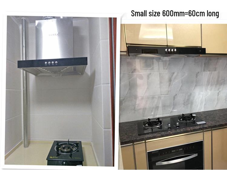 Compact 60-70cm Euro Style Top-Mount Range Hood with Large Suction for Small Apartments.