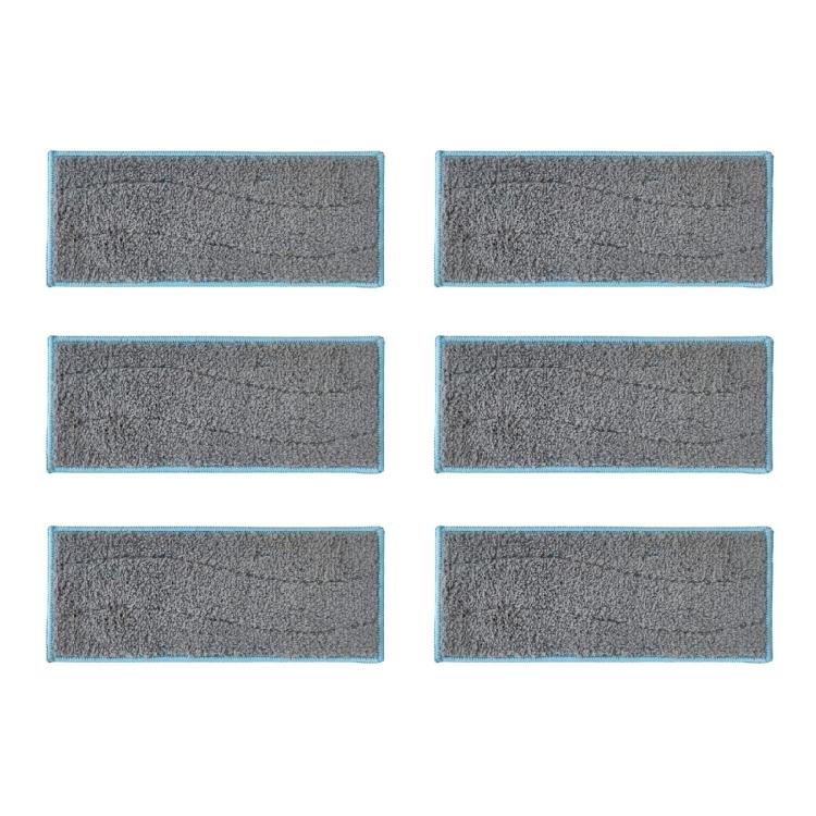 6Pieces Upgraded Mop Pads for  M6 Series Robot Mops Separable Washable