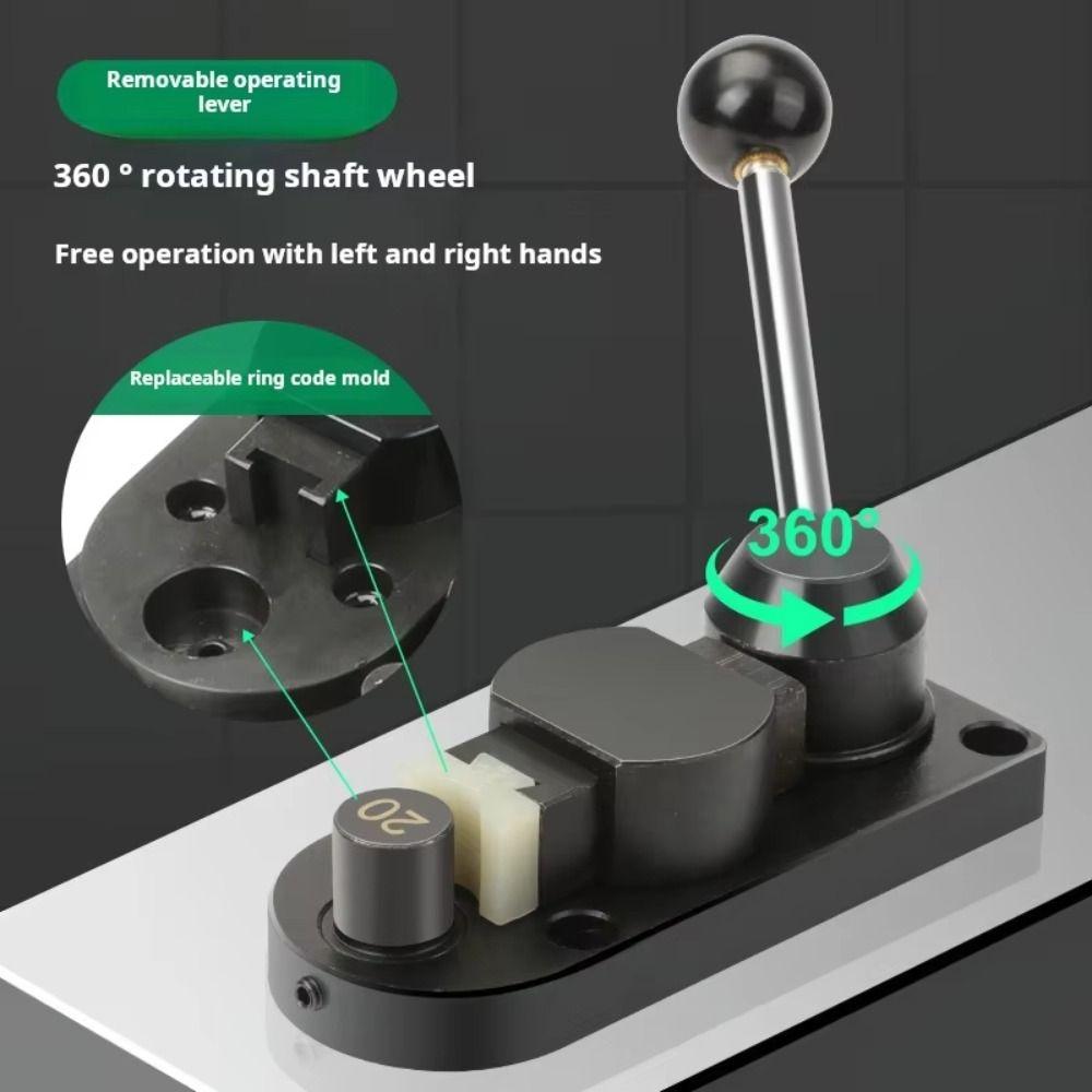 Wooden Base Jewelry Making Tool Precision Ring Forming Machine Metal Sheet Bending