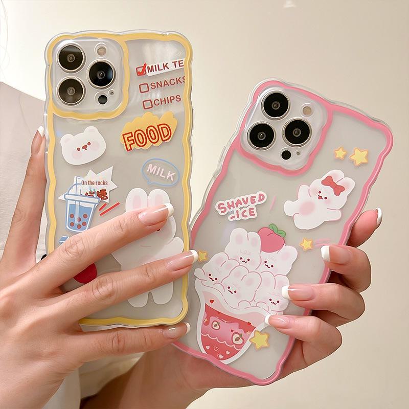 

Zhitai Rabbit Wave Protective Case for iPhone 13/14/15Pro/XR/7/8 Plus 7/8
