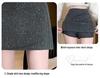 Gray Woolen Sequin Short Skirt - Women's Autumn/Winter 2025 French-Style High-End Design