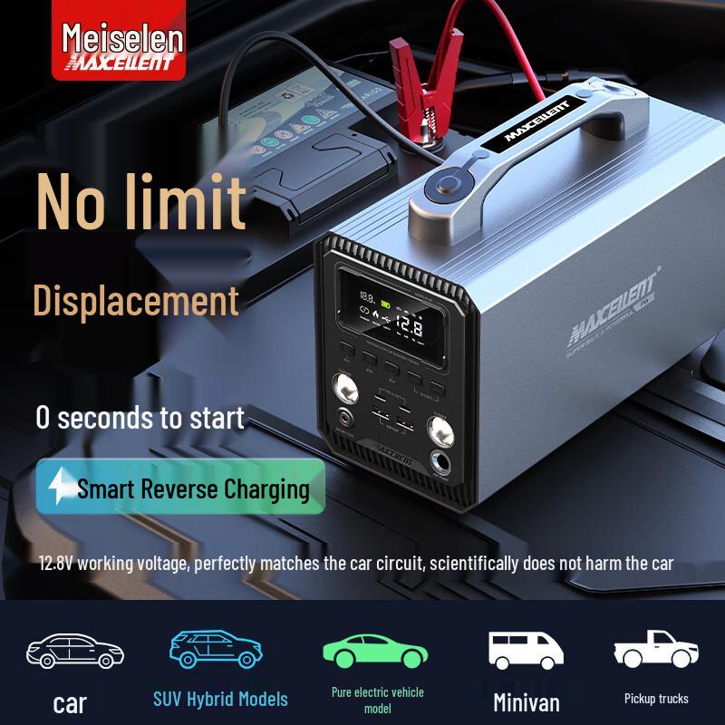 Myserun P6 Multifunctional Portable Car Jump Starter and Air Compressor