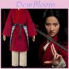 Elegant Hua Mulan Chinese Hanfu Cosplay Costume For Women And Girls With Full Set Wig