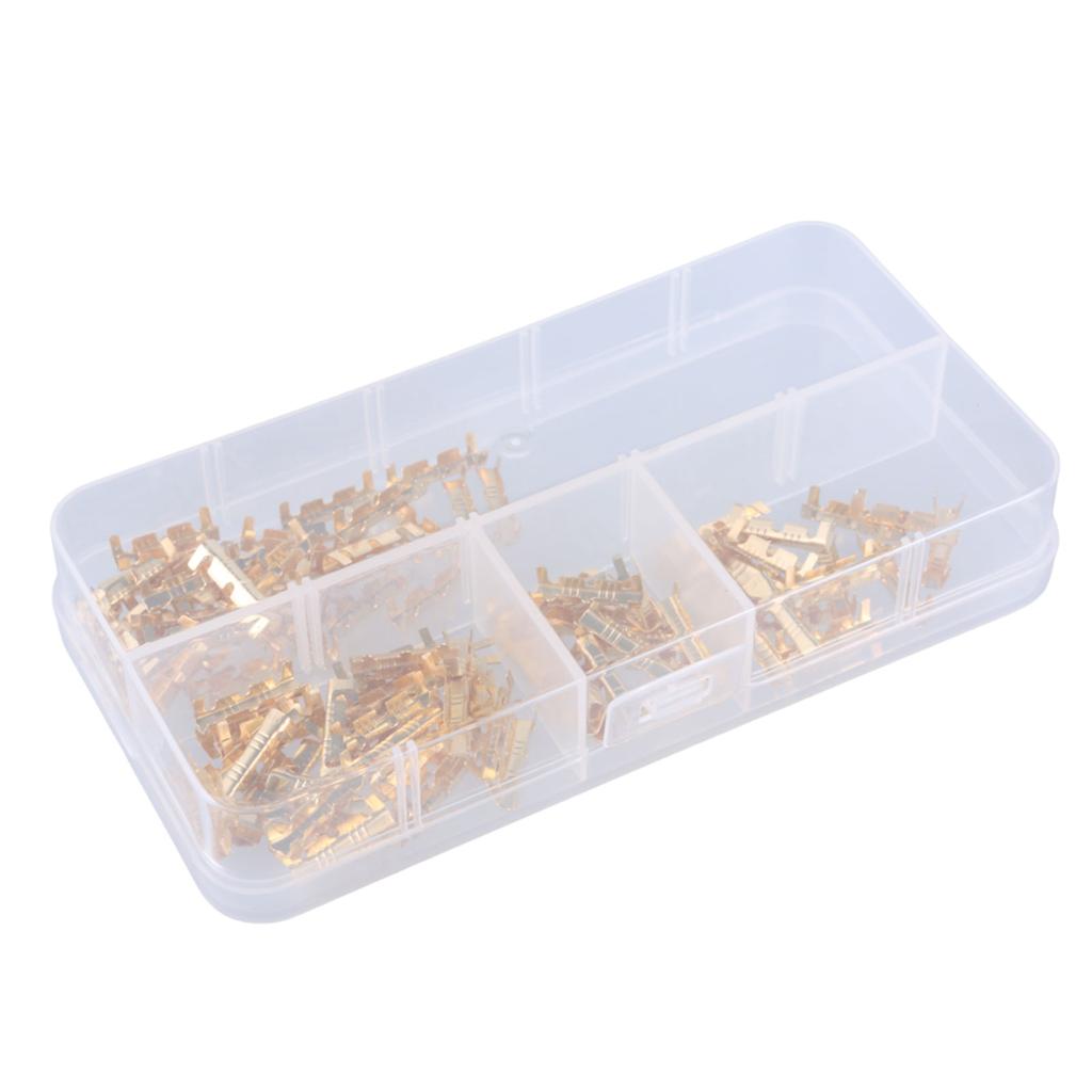 Conectori Terminali Crimp din Alamă Conectori Terminali Crimp Presați la Rece Îmbinare Sigură a Firelor 13cm pentru Reparații Electrice