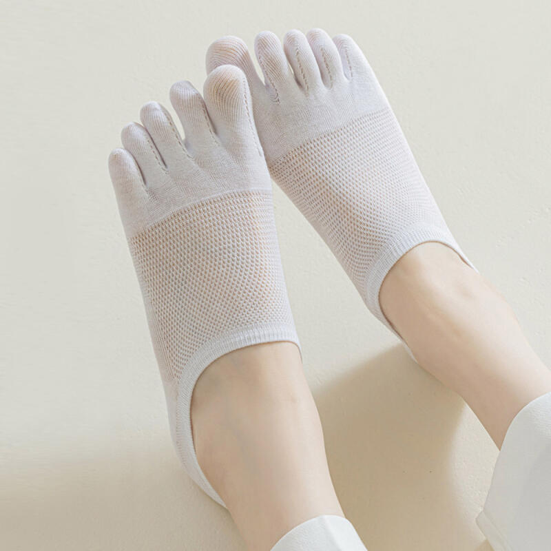Bian Summer See-Through Silicone Toe Women's Socks