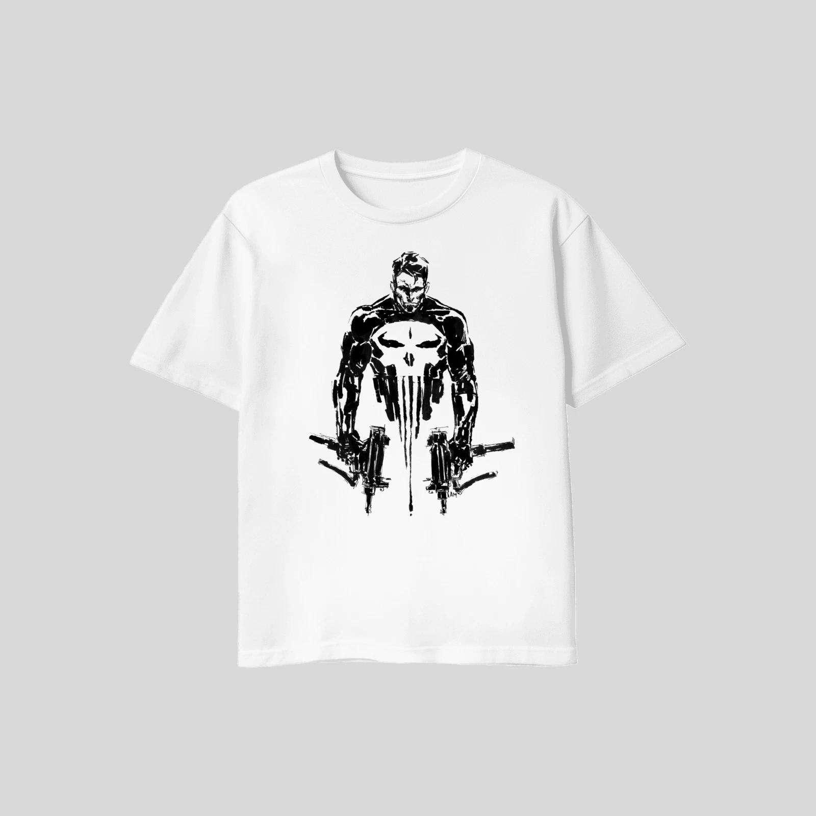 Unisex Adult Casual Graphic Pisher Comic T Shirt XL L M Gildan Medi... M
