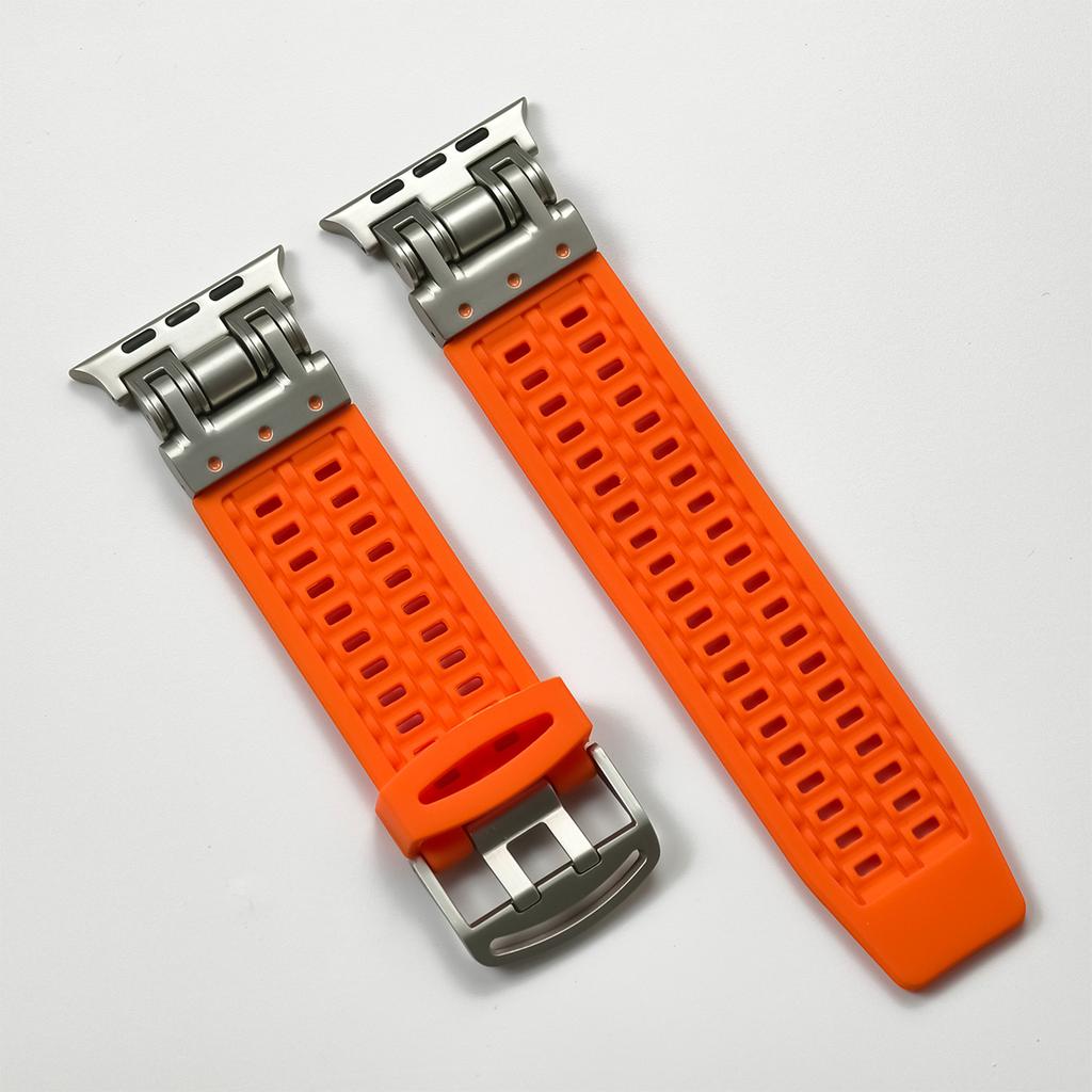 Silicone Band for Apple Watch Strap Ultra 2 49mm 46 44 42mm Soft Sports Correas for Apple IWatch Series 10 9 8 7 6 5 4 Bracelet