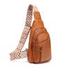 Women's Bag Casual Fashion Retro Breast Bag Solid Color Crossbody Bag Bohemian Style Fanny Bag