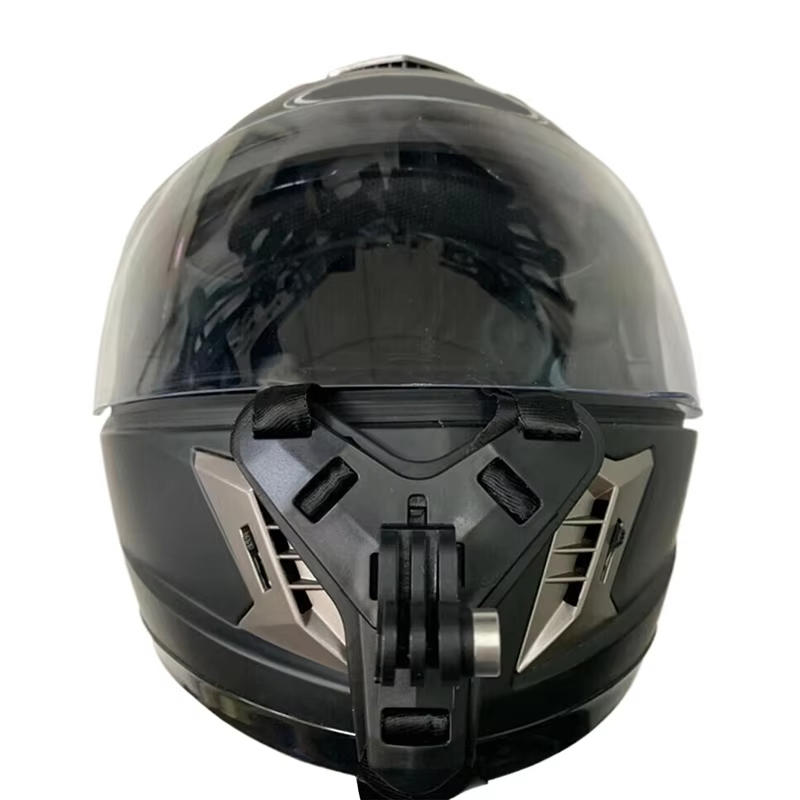 Curea de montare pe bărbie pentru cască de motocicletă, suport reglabil, suport pentru față completă, suport pentru cameră de acțiune, curea pentru telefon, suport pentru accesorii de echitație în aer liber