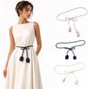 Cloth Tulip String Dress Belt Soft Fabric Waist Chain Stylish Waist Belt  Female Wear