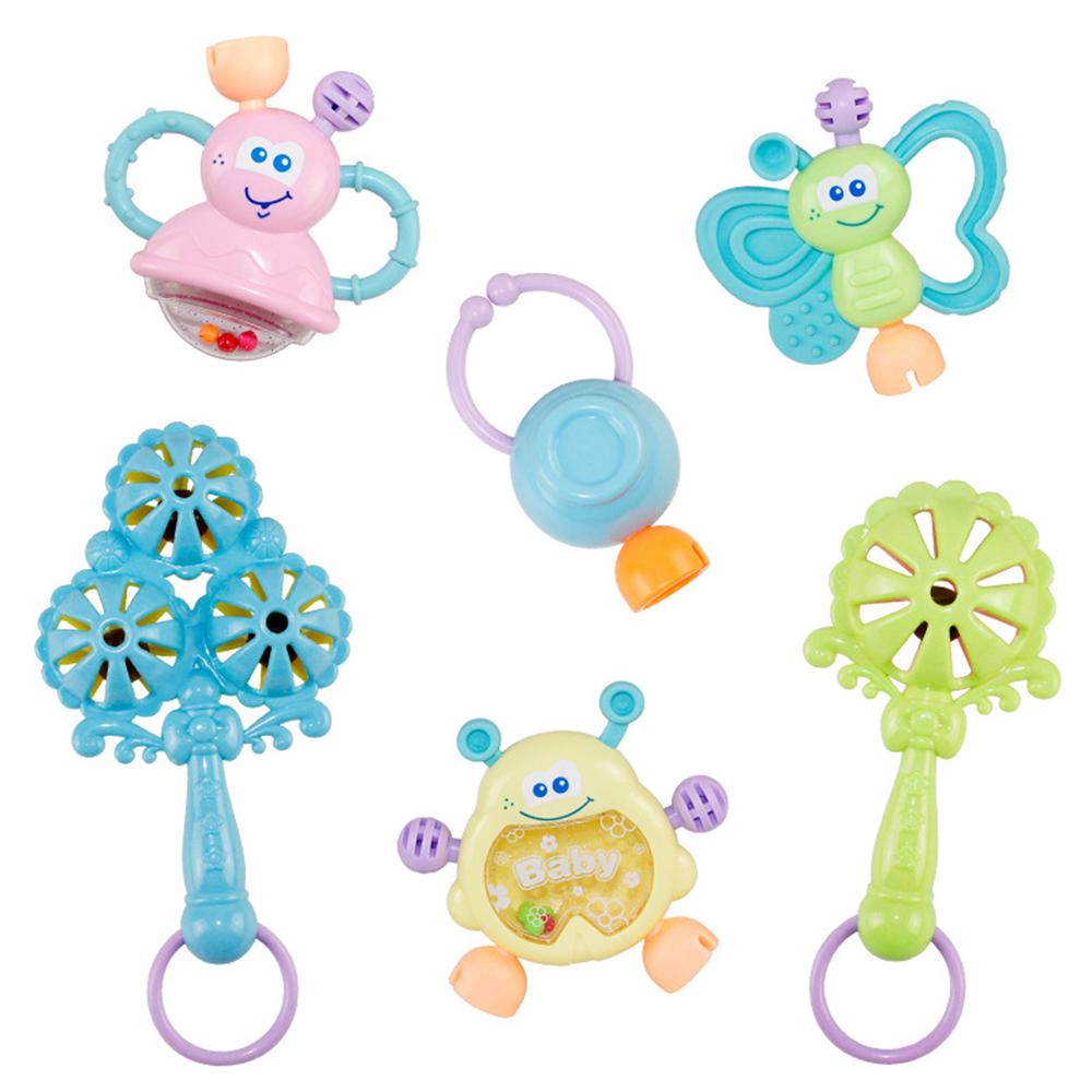 Rattling 6/8/10pc/Set Cartoon Montessori Toys Teething Kids Educational Crib Mobiles Baby Toy
