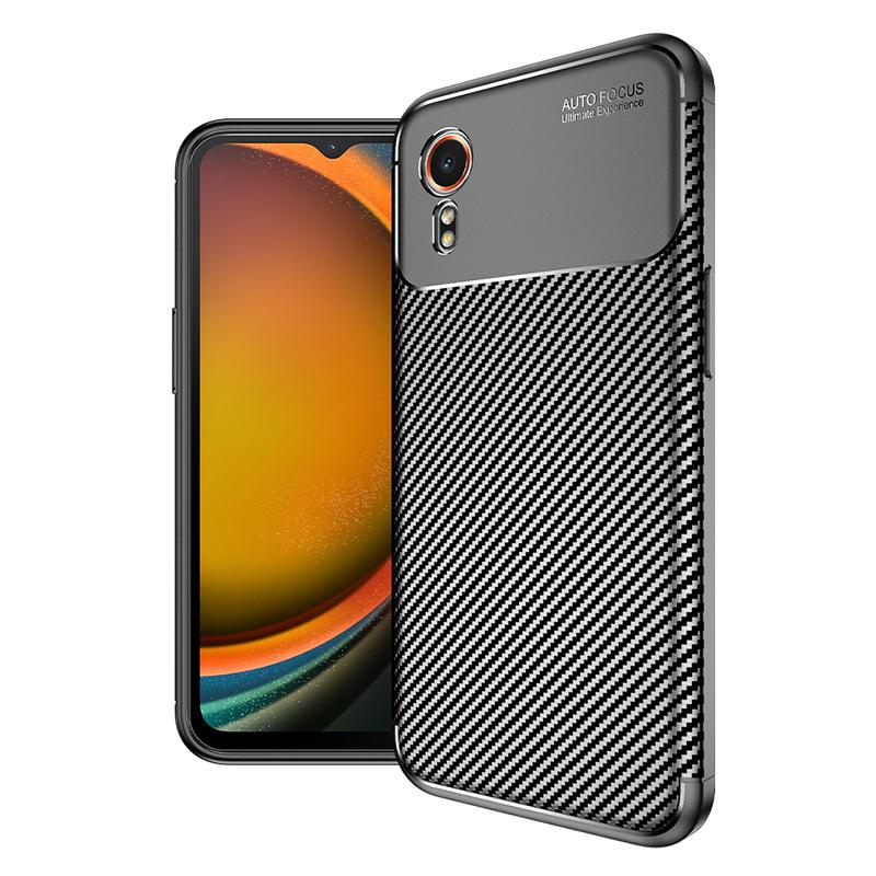 

TPU Case for Samsung Galaxy Xcover7 Anti-Scratch Carbon Fiber Texture Phone Cover A