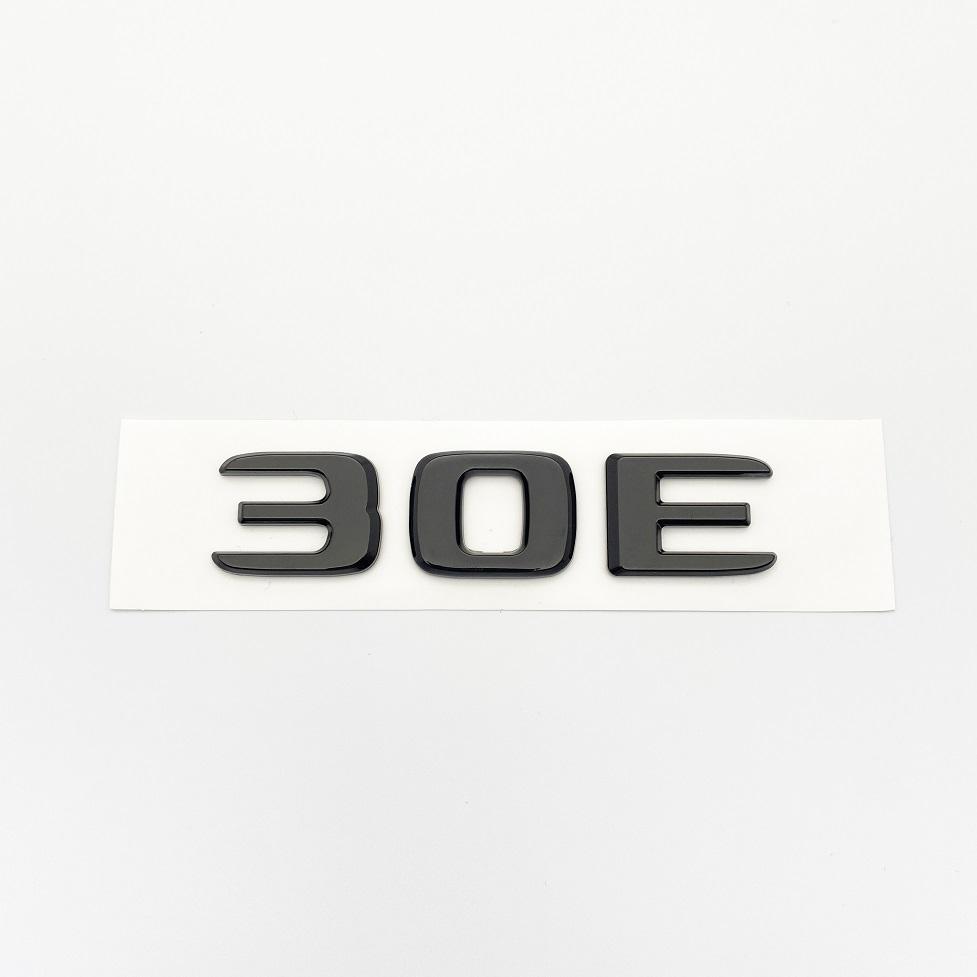 AATQ1 Black Silve Letters B25 30E 900 850 800 700 ABS Emblem for Mercedes Benz Brabus E W212 W213 Car Trunk Badge Logo Sticker