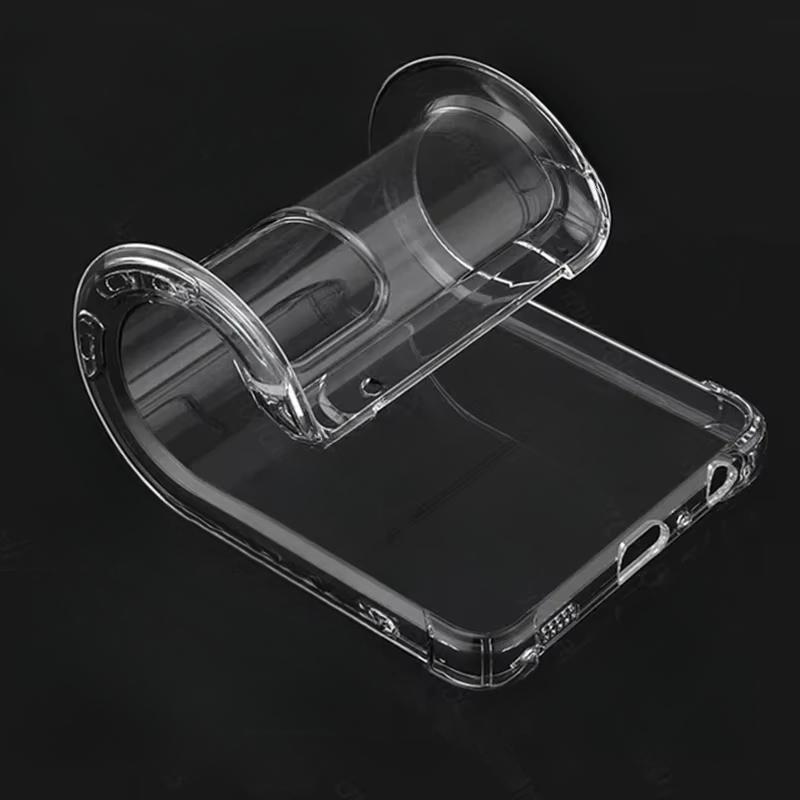 Transparent Crystal TPU Soft Back Cover for Samsung Galaxy S25 Edge S24 S23 Ultra S21 S20 Plus Fe Nete 20 Clear Shockproof Shell
