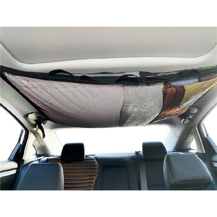 Car Storage Pocket Roof Interior Cargo Net Bag Pouch Sundries Storage Organizer