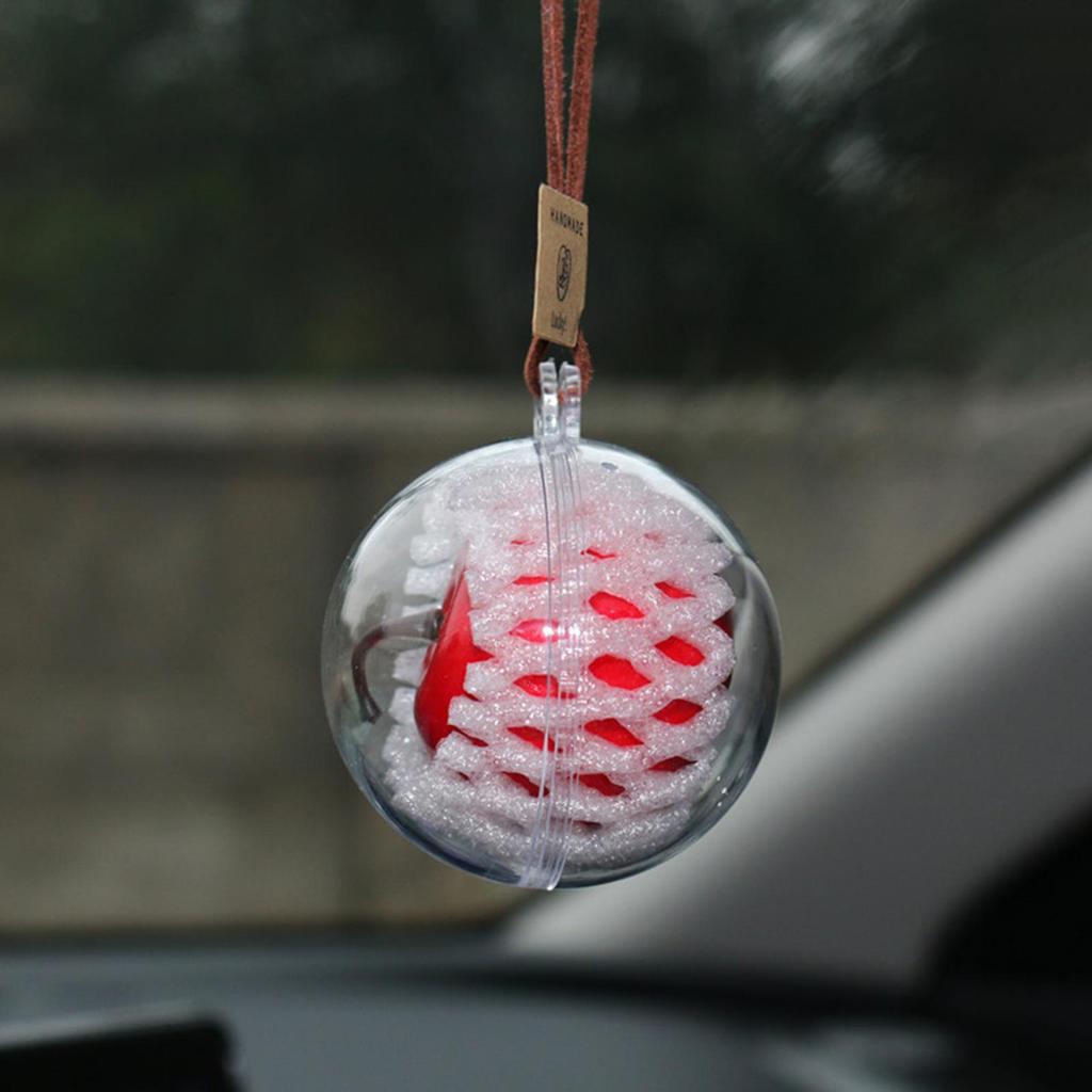 Car Christmas Ornament Cute Fruit Charm Pendant Portable Creative Car Charm for Automotive Interior Decor, Xmas Car Accessory