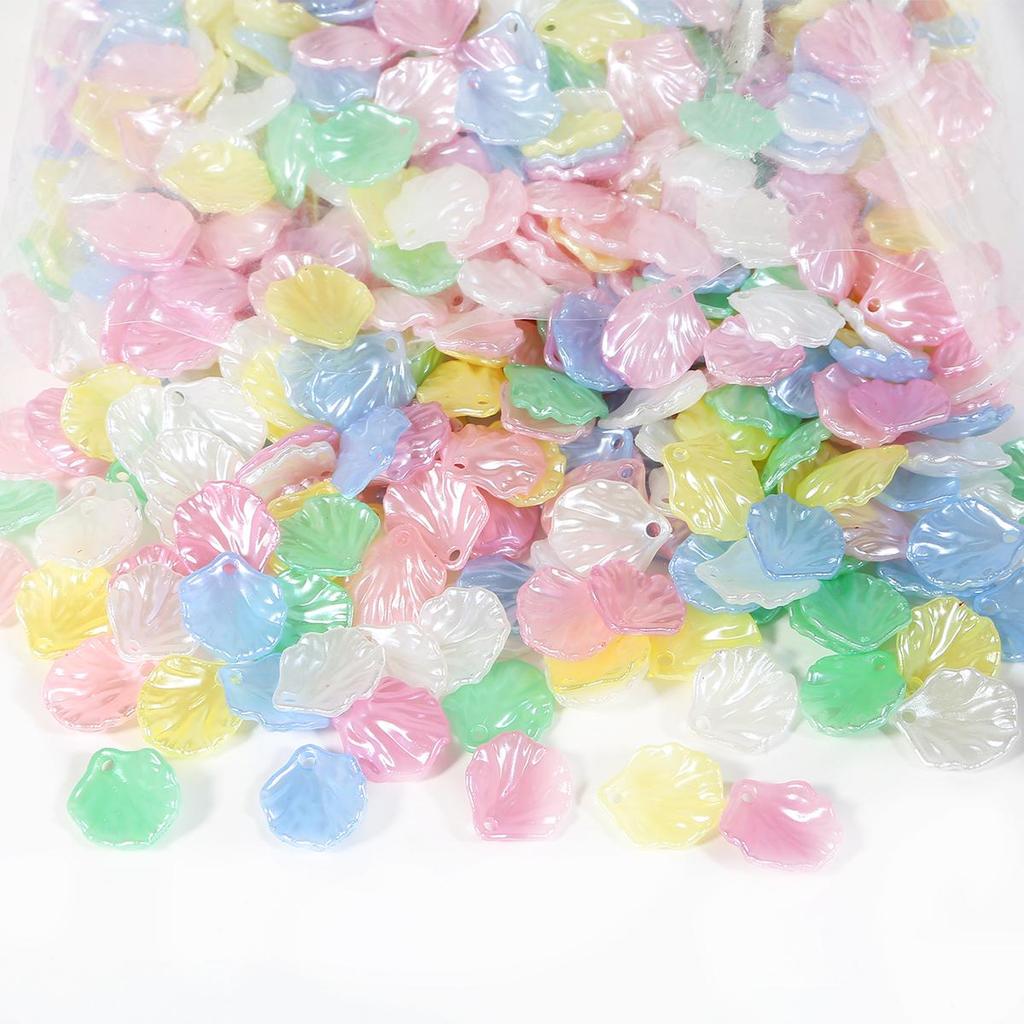 1300 ks ABS Imitace Perly Skořápka Přívěsek DIY Plastové Akrylové Korálky pro Výrobu Šperků